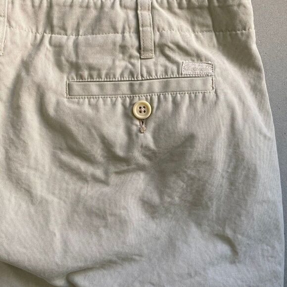 Façonnable Women's 14x32 Beige Khaki Trousers Pants 100% Cotton Preppy - Picture 3 of 3